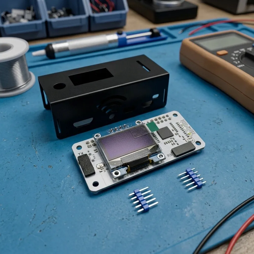 For MMDVM For duplex Hotspot PCB Board for Raspberry Pi Integration with Onboard LED Status Monitoring and For OLED