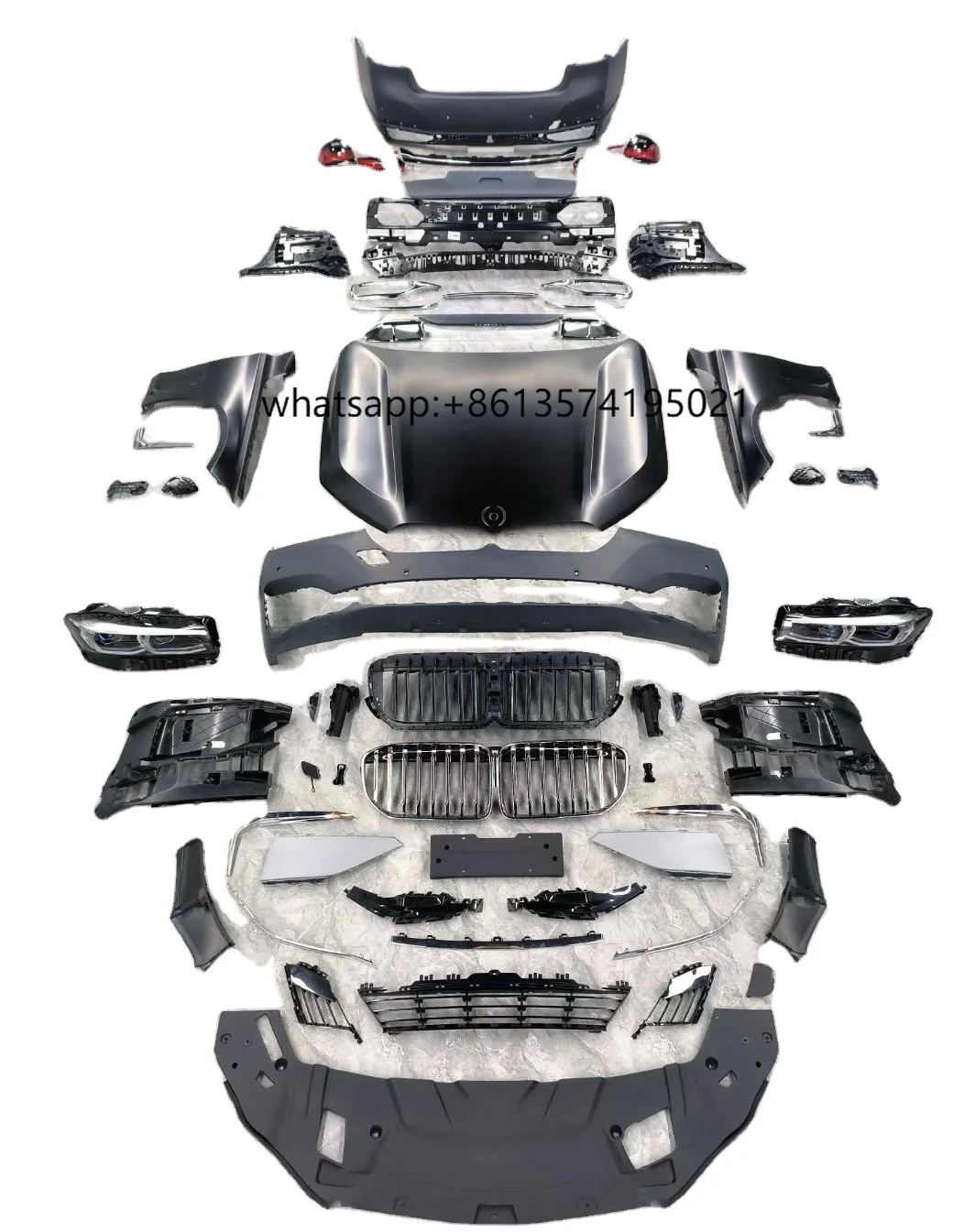 

High Performance Car Body Kits Front Rear Bumper for 7 Series F02 G11 G12 Upgrade to New Widebody Body Kits