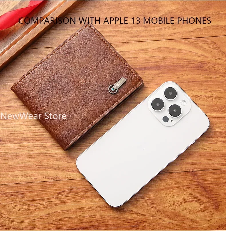 

RFID Blocking Slim Mens Wallet Minimalist Front Pocket Card Holder PU Leather with ID Window Coin Pocket Money Clip Black