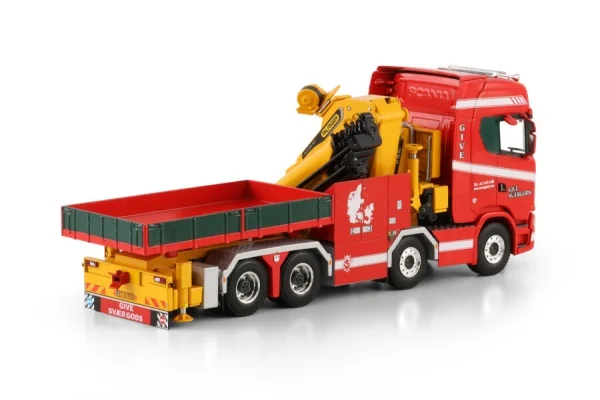 نموذج Diecast القابل للجمع WSI بمقياس 1:50 SCA-NIA CS20H 8X4، نموذج سبيكة للمركبات المثبتة على شاحنة جرار، GIVE 01-4686