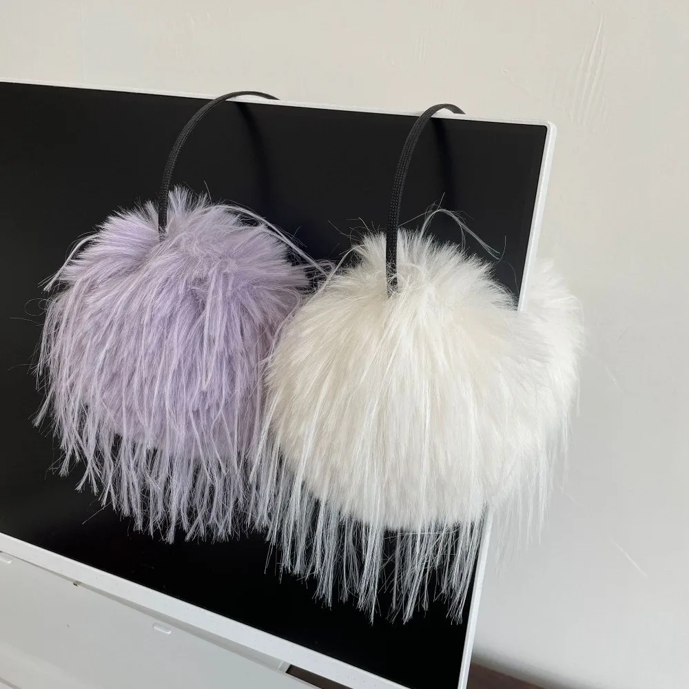 패션 플러피 롱 이어 워머 부드러운 보온 귀덮개 방풍 방한 겨울용 여성용 귀마개