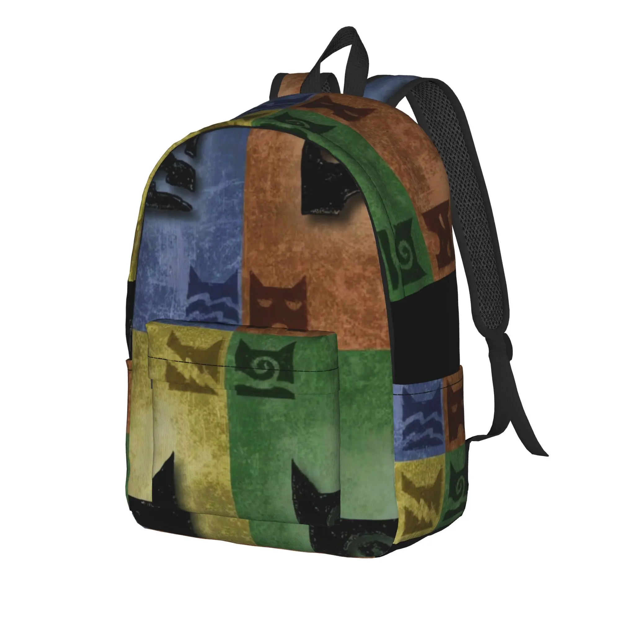 W-Warriors W-Warrior Cats  Backpack  Daily Backpacks Men Custom Breathable School Bags Casual Rucksack