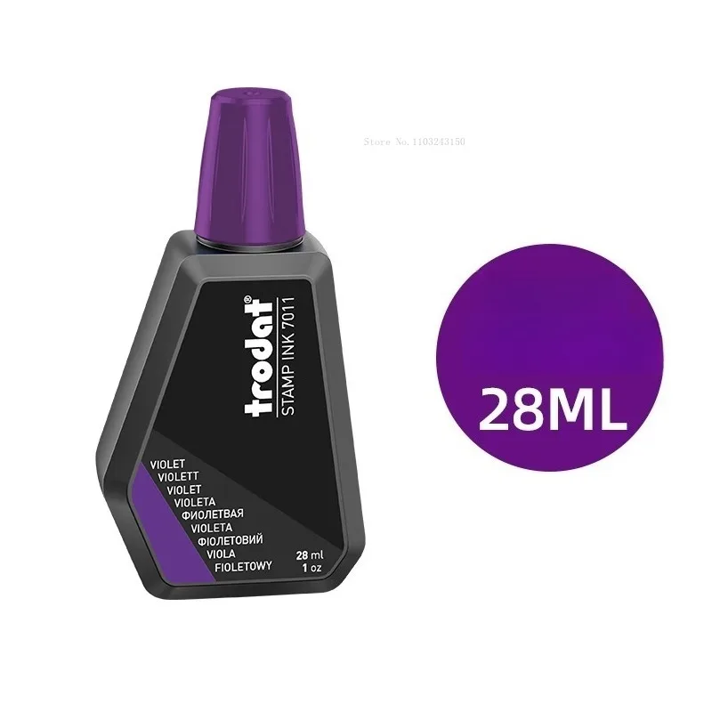 28 مللي حبر ملون عودة الطباعة النفط المياه القائمة على ختم الصباغ التجفيف السريع الحبر اللوازم المكتبية المدرسية الوجه عبوات الختم الصباغ #3