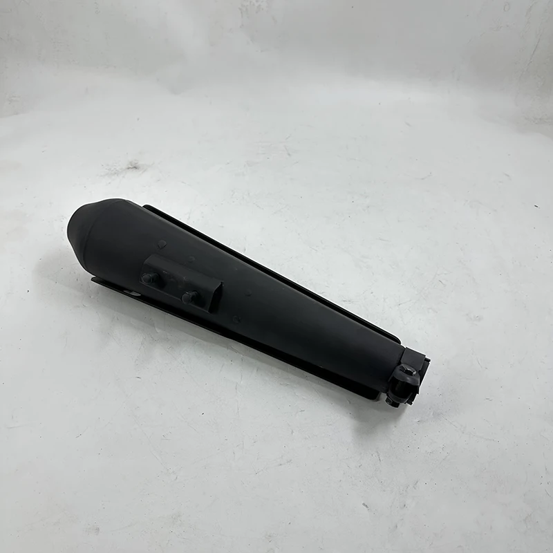 Motorcycle EXHAUST - QUIET - BLACK - WITH BLACK GUARD For MUTT Motorcycle Original Parts MPT-0198