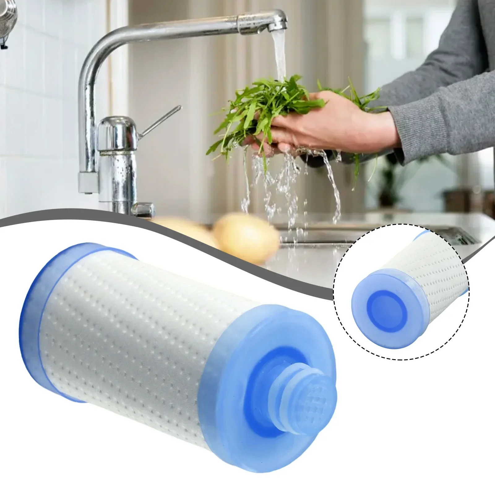 Showerhead Water Filter for Washing Machine and Water Heater Remove Harmful Substances and Protect Hair and Skin