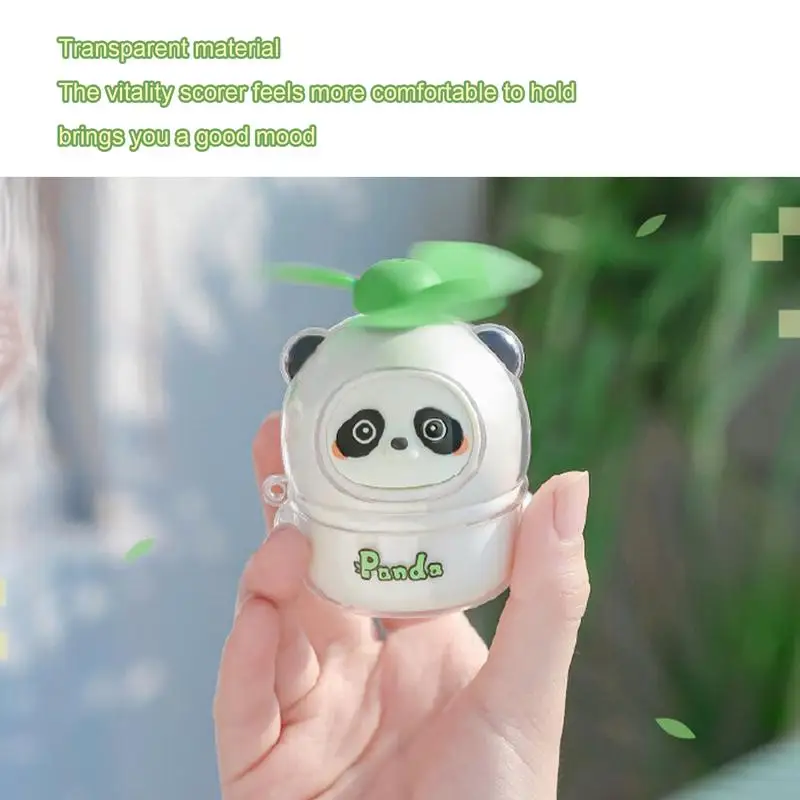 Portable Fan For Travel USB Rechargeable Cartoon Cooling Fans Cute Panda Children Fan Animal Hand Fan Summer Cooling Fan