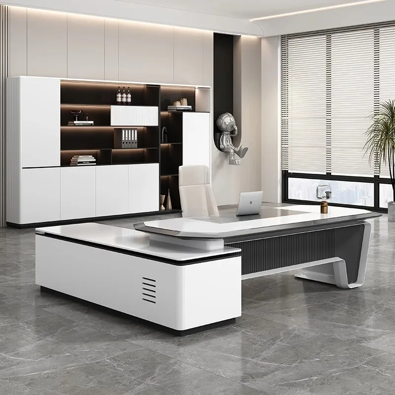 

Designer Unique Office Desk Standing Organizer Work Cheap Office Desk Bedroom Storage Mobile Modern Wooden Bureau Furniture