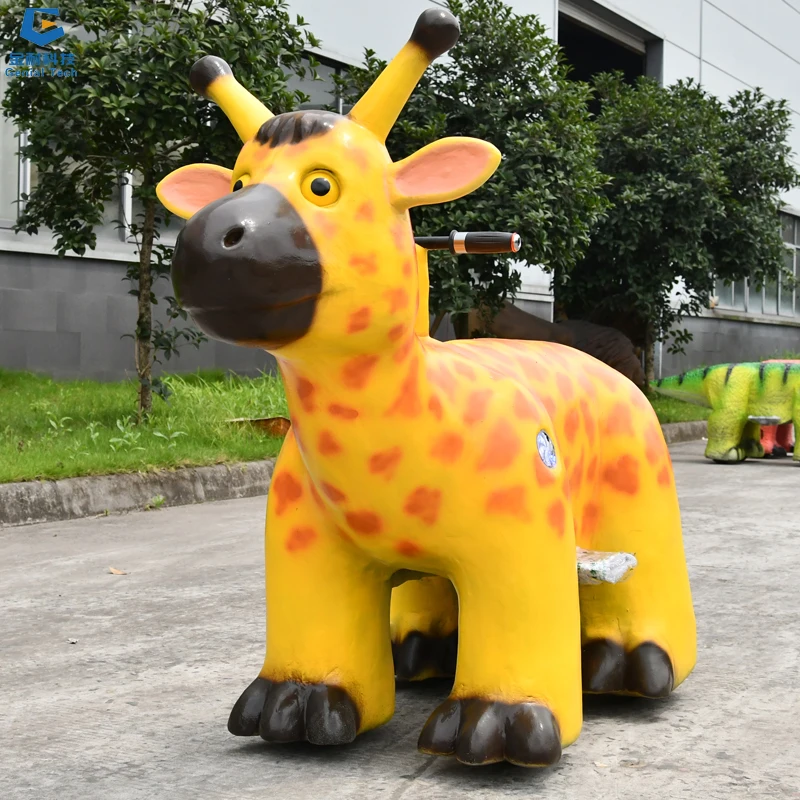 

Hot Sale Custom Cartoon Animal Children's Play Walking Deer Battery Car