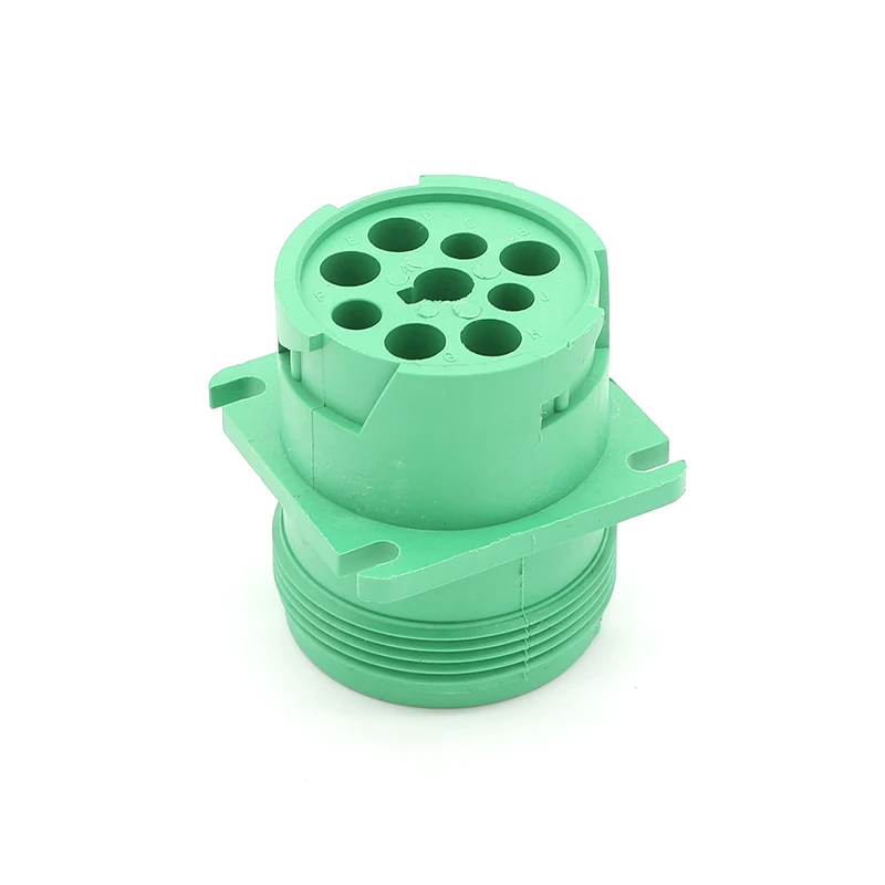 HD10-9-1939P-P080 9-pin ذكر عقال الفلمنكية موصل مقاوم للمياه واجهة تشخيصية موصلات كهربائية