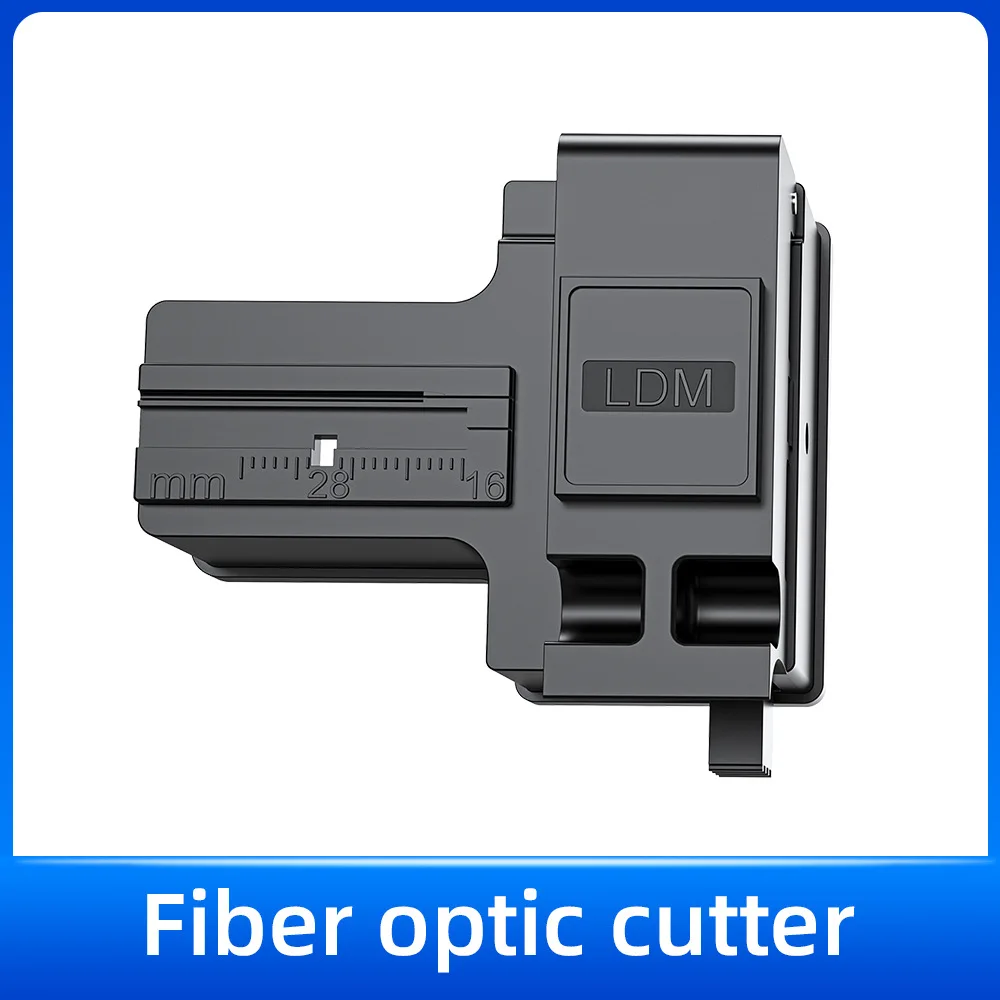 Optical Fiber Cleaver ABS Kleines hochpräzises Faserschneider-Kabel-Schneidwerkzeug-Set mit Kaltverbindung