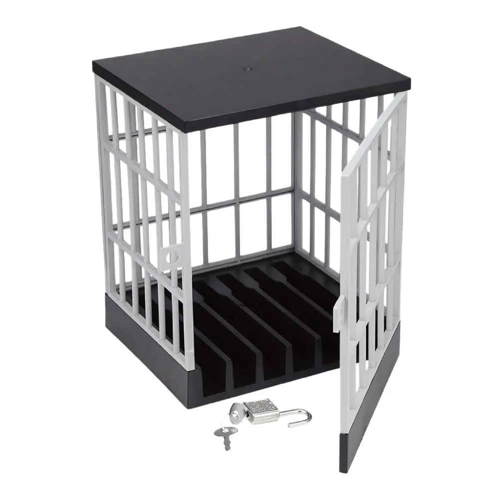 

Locking Cage Mobile Phone Jail Storage Box Party Storage Cell Phone Jail Lock Box Safe Table Gadget Cell Lock Up Kids Adults