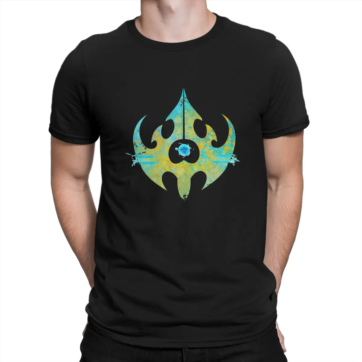 StarCraft Game Signal Alien Tshirt Homme Men's Tees Blusas Polyester T Shirt For Men