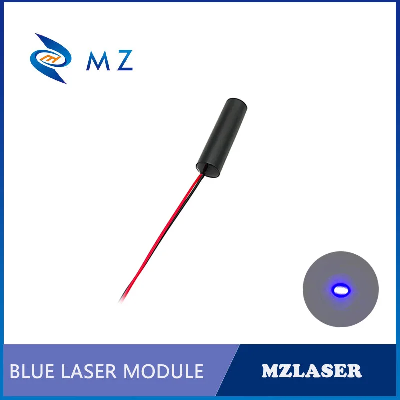 Compact Mini Blue Dot Laser Diode Module 450nm 10mw 3V Glass Lens Industrial Grade Spot Laser Diode Hot Selling