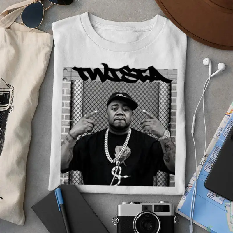 New Twista Rapper White T Shirt Short Sleeve All Sizes