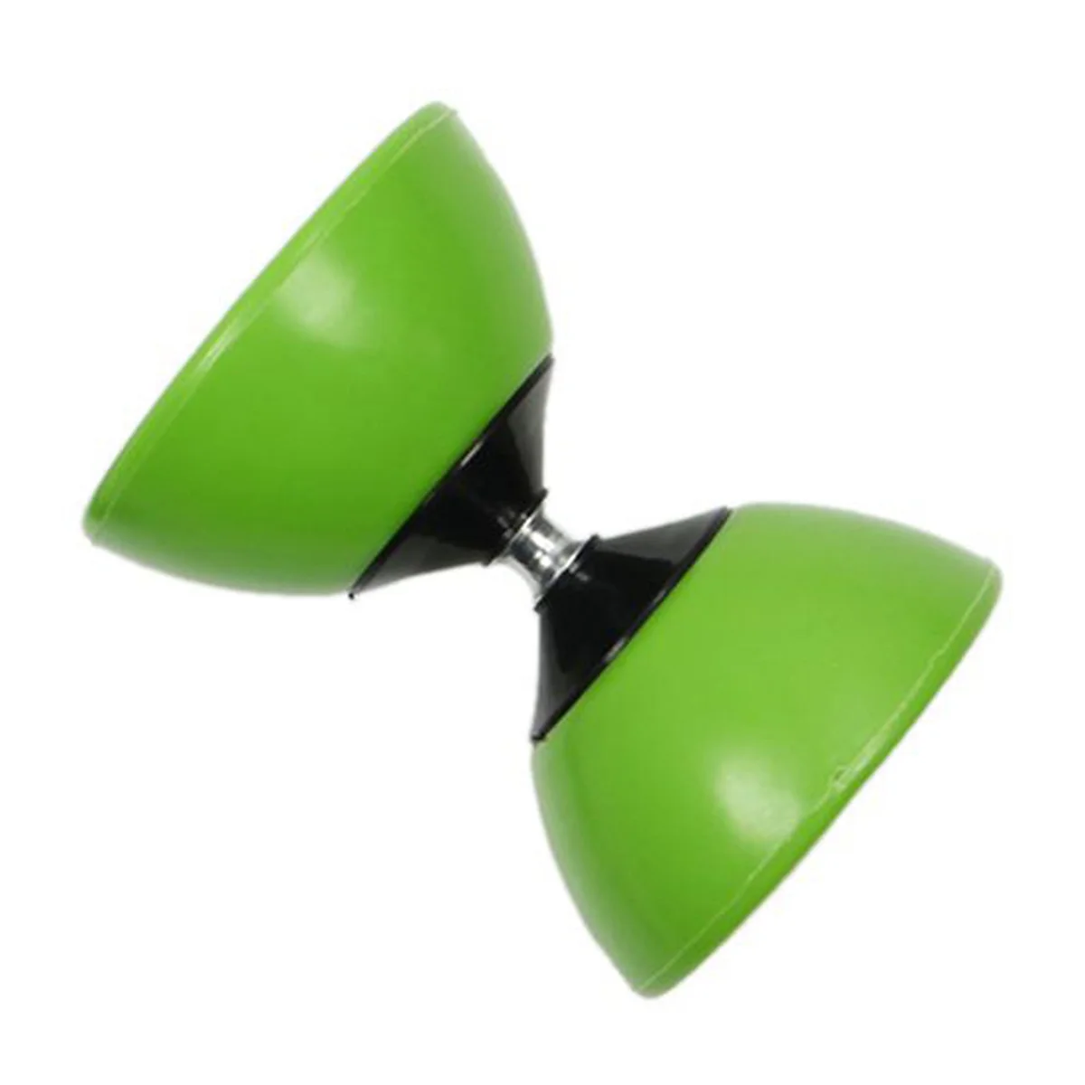 Plastic Bowl Diabolo Juggling Spinning Chinese Yo Yo Classic Toy with Hand Sticks Green