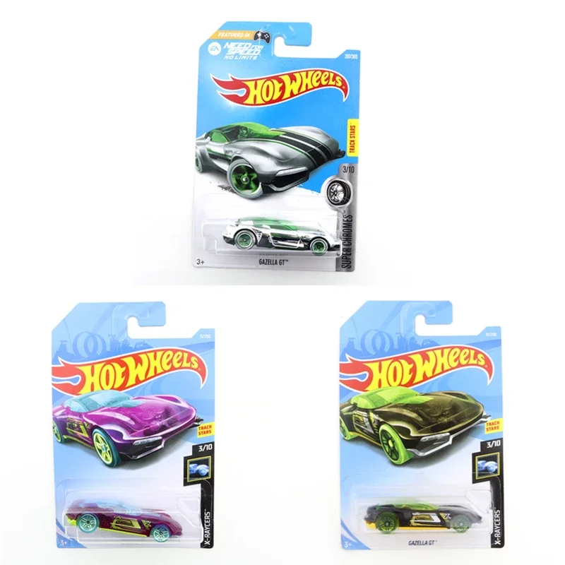 2019-11 GAZELLA GT Original Hot Wheels Mini Alloy Coupe 1/64 Metal Diecast Model Car Kids Toys Gift