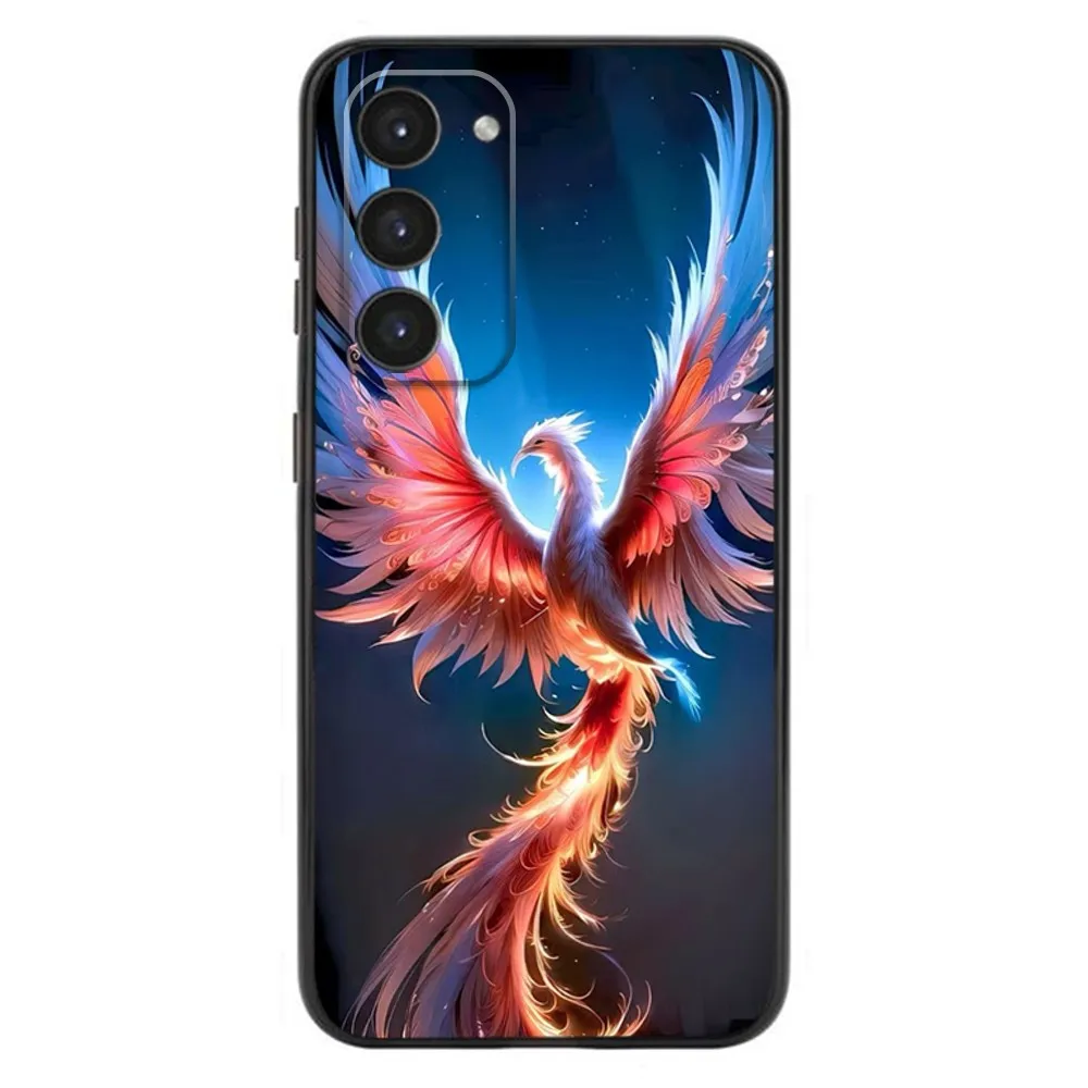 Phoenix Mythical Beast Animal Phone Case For Samsung Galaxy A20,A21s,A22,A31,A32,A52,A53,A72,73,A80,A91 Soft Silicone Black Case