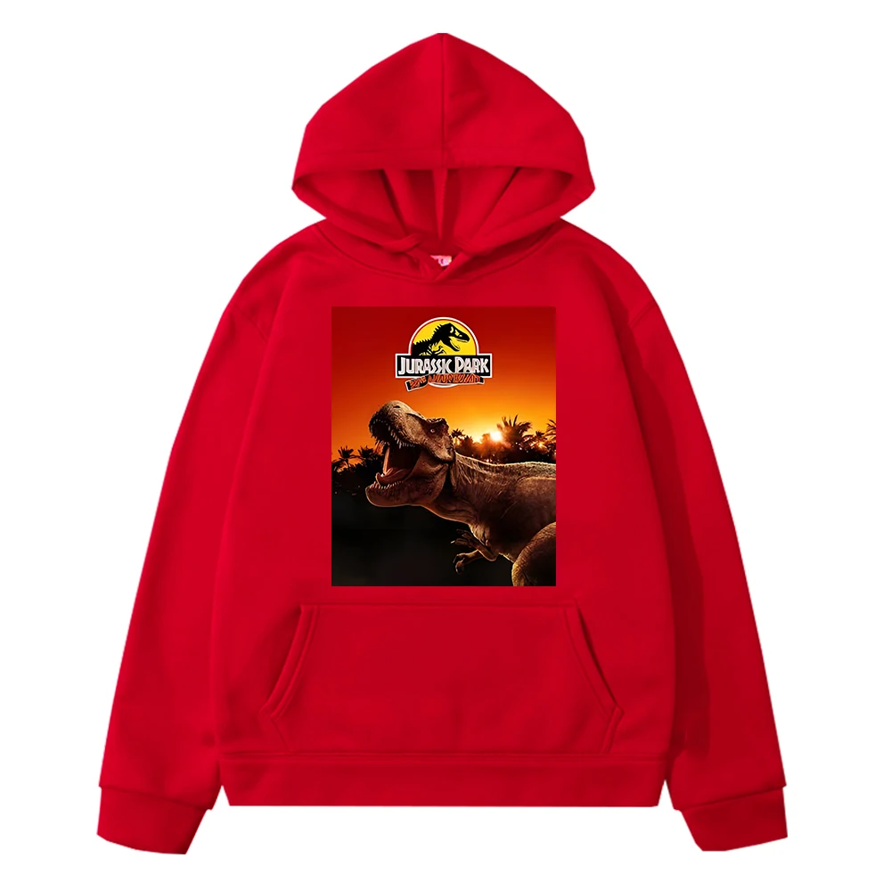 

Jurassic World Autumn anime hoodies Dinosaur Sweatshirt y2k sudadera boy girl Jurassic Park pullover Fleece Jacket kids clothes