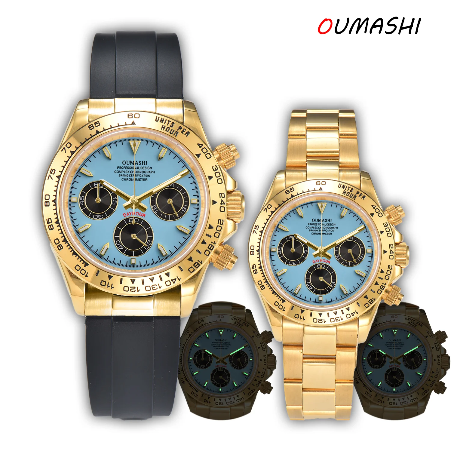 39.5Mm Luxury Chron… - image