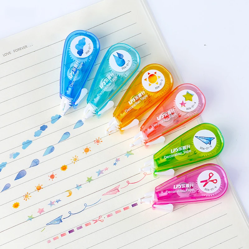 Cartoon starry sky lace sticker hand account decoration creative repair stationery with pattern decoration sticker toy gift