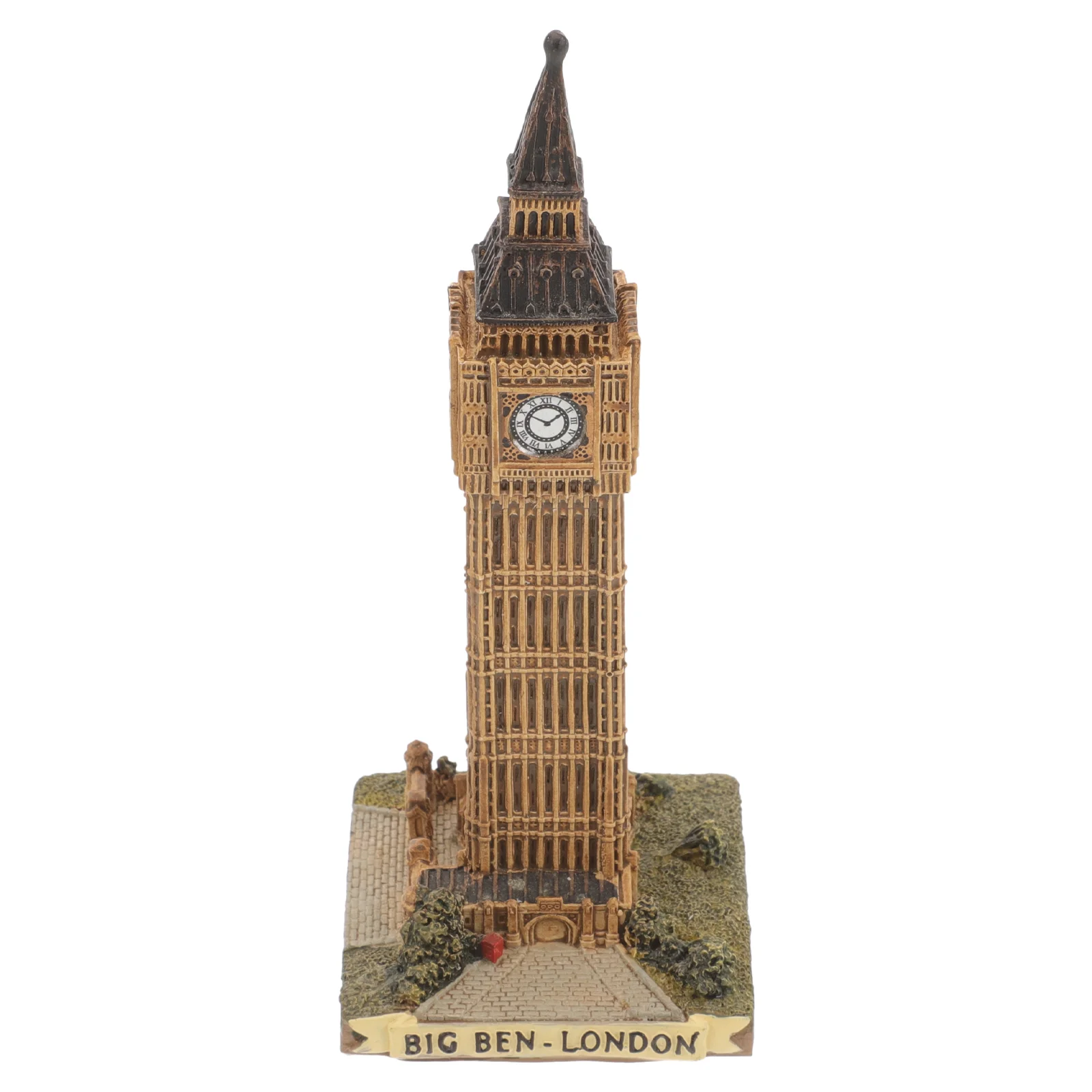 London Landmark Figurine Big Ben Ornaments Decor Photo Props Household Tower Statue Resin