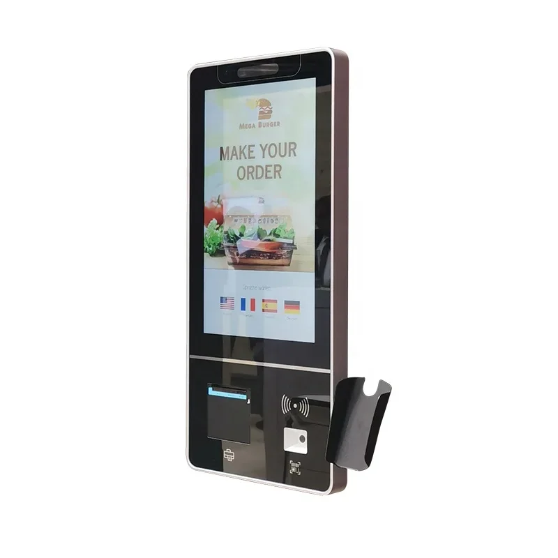 Factory Price Automatic Barcode Scanner Payment Kiosk Self - Help Cash Payment  Accept Custom  Check In System