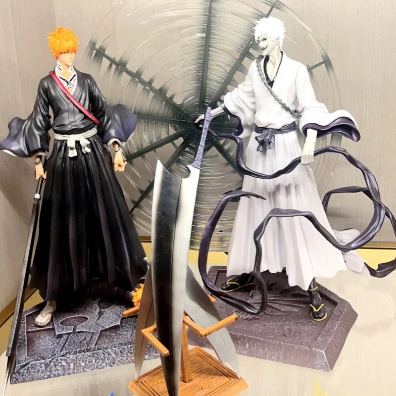 

Аниме figureотбеливатель Ichigo Kurosaki Getsuga Tenshou модель фигурки кукол фигурки героев Коллекция декор для взрослых детей подарок модель игрушка