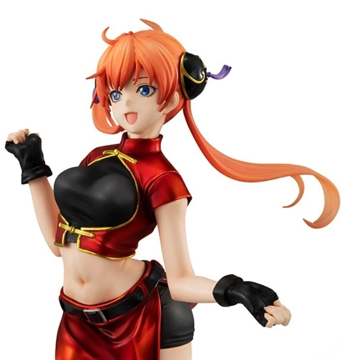 GINTAMA 100% Original genuine Kagura 21cm PVC Action Figure Anime Figure Model Toys Figure Collection Doll Gift