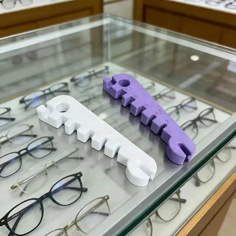 2pcs Eyeglass Leg & Nose Pad Tool  Sturdy Frame Adjuster, Stylish Home Accessory for Glasses Care