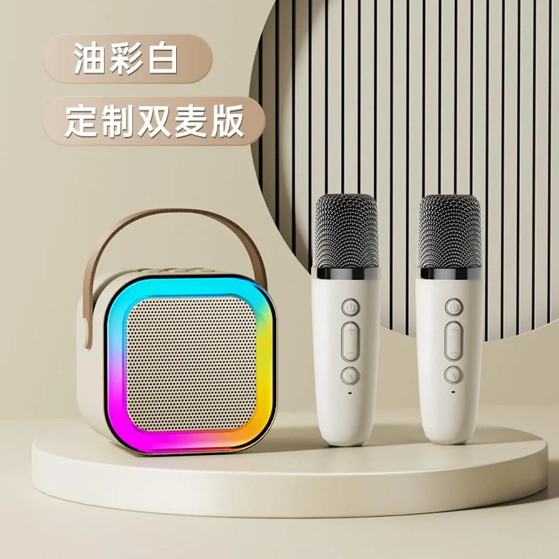 Karaoke K12 Microphone Speaker High-end Bluetooth Audio Ktv Small Home Professional Children's Singing Bluetooth Speaker Column