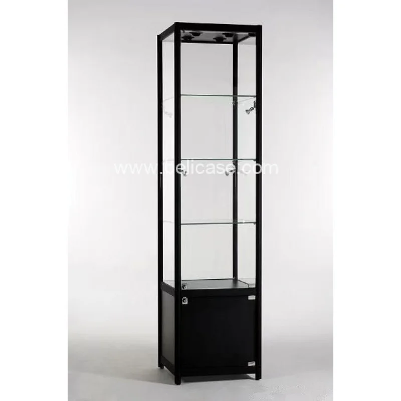 2025customized.Factory Price  Wall  Display  Cabinet Multi-layer Vitrina Showcase Glass Display Showcase Products with Lock