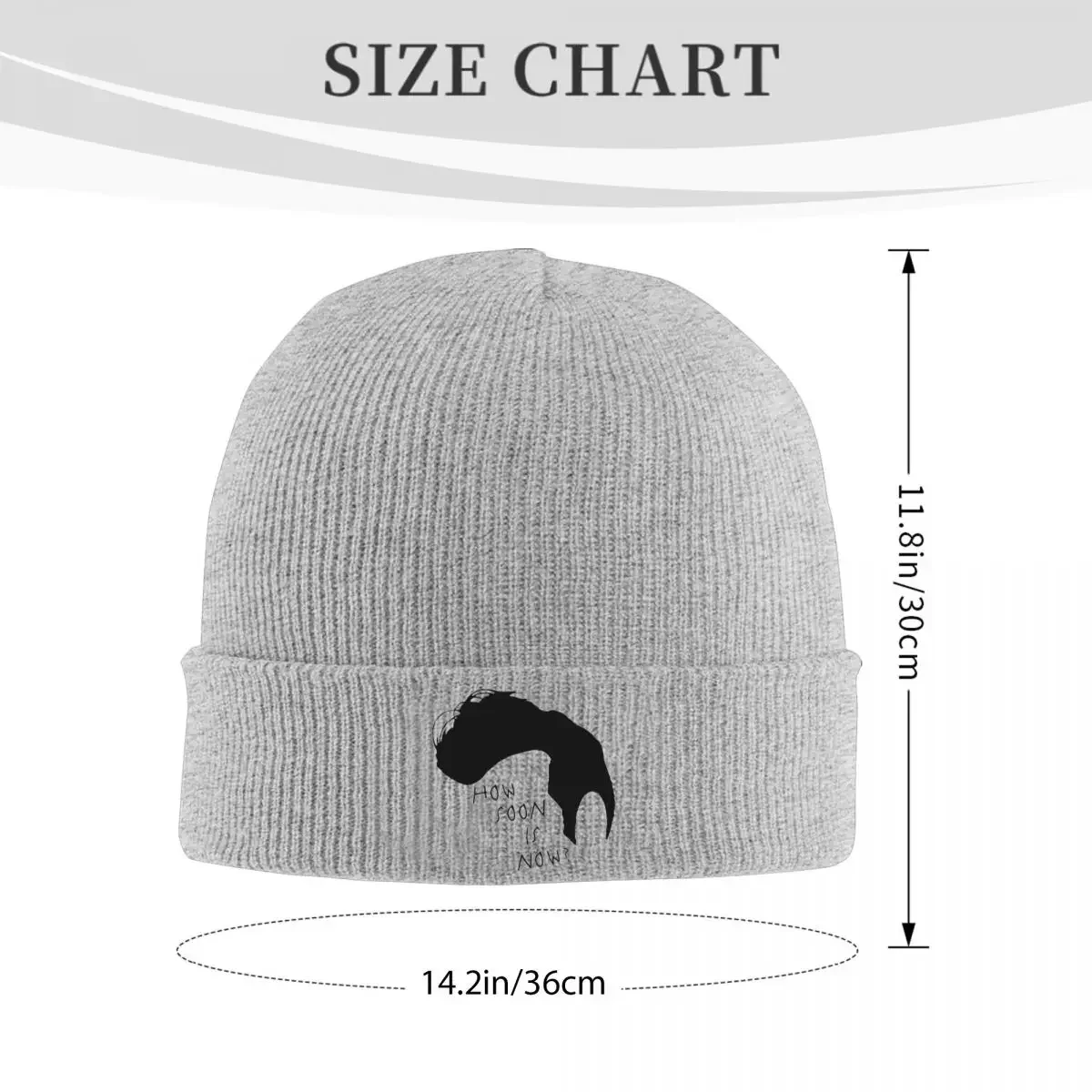 How Soon Is Now The Smiths Knitted Hat for Women Men Beanie Autumn Winter Hats Indie Punk Rock Band Crochet Cap