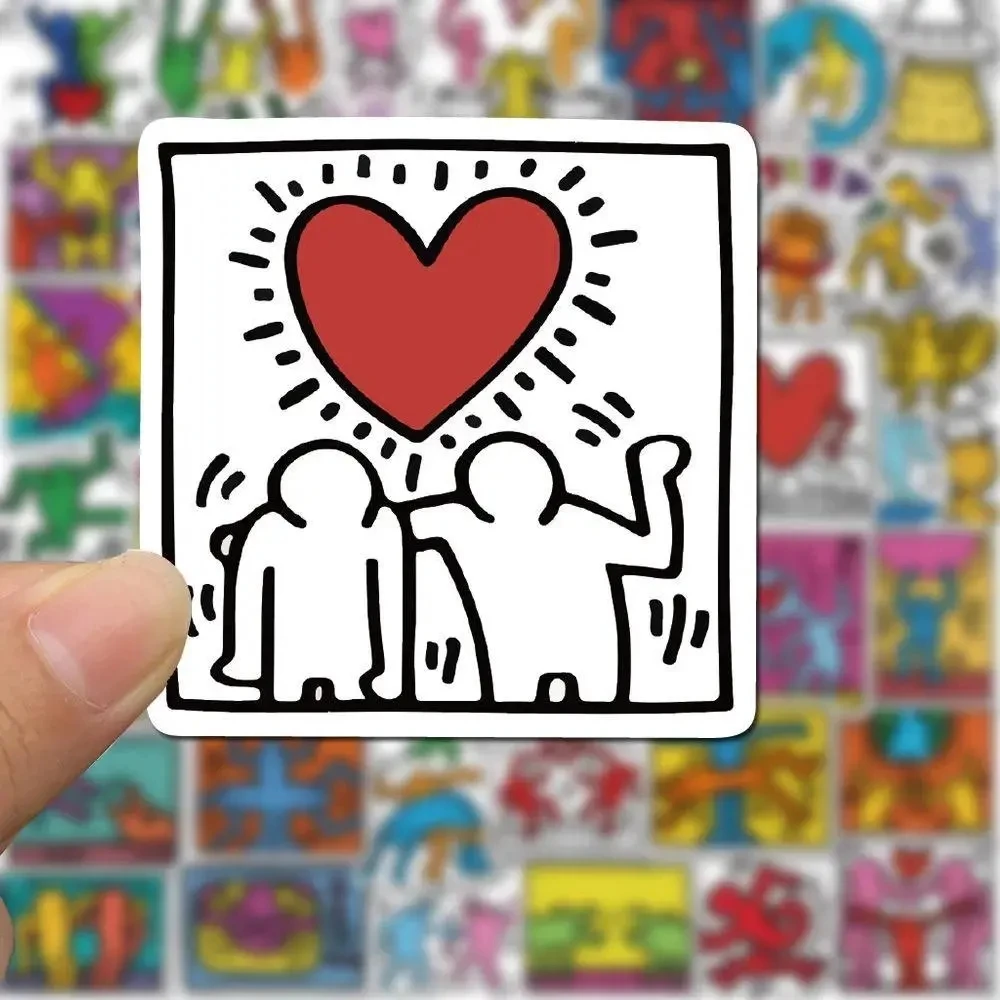 10/30/50PCS Keith Funny Cartoon Graffiti Stickers Waterproof Fridge Laptop Motorcycle Skateboard Joke Decals Classic Toy Sticker