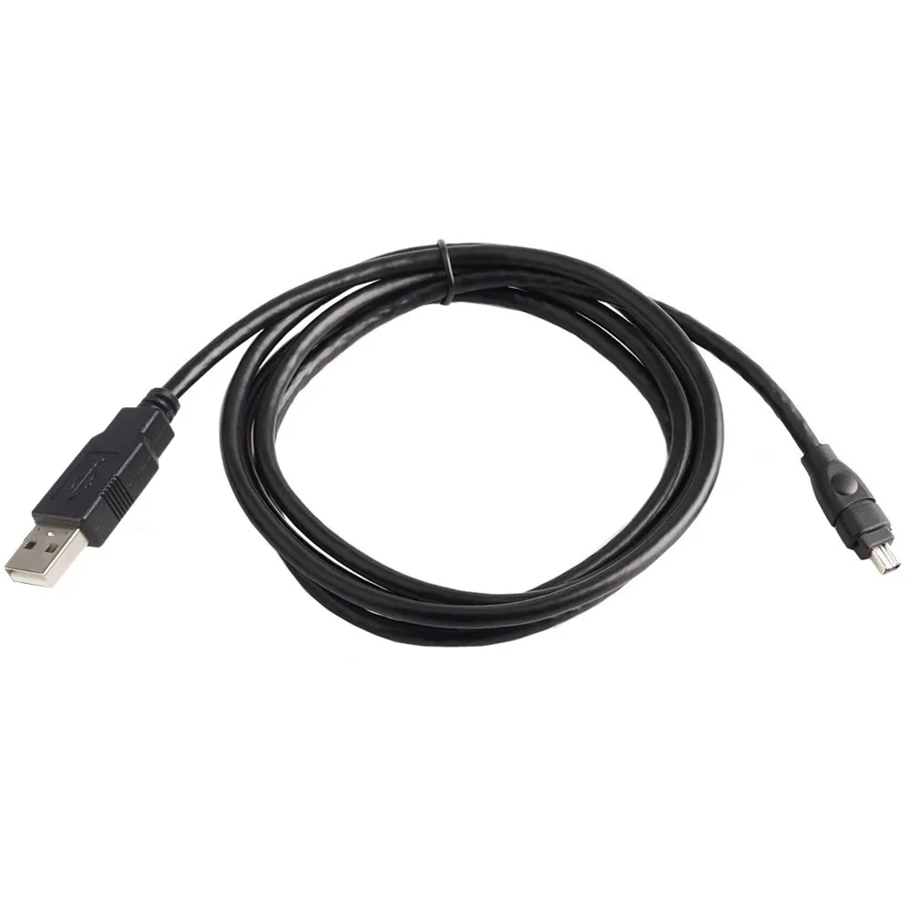 Firewire IEEE 1394 4Pin Male To USB Male ILink Adapter Cord Cable for Sony DCR-TRV75E Digital Camera DV Machine 1.8m 3m 4.5m