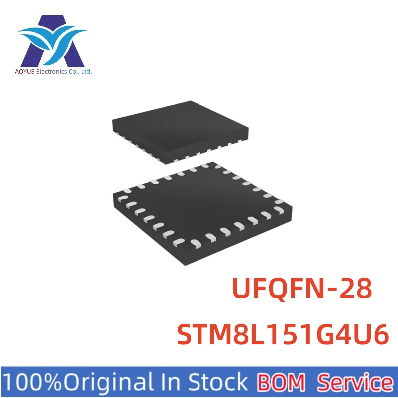 New Original Stock IC Electronic Components STM8L151G4U6 STM8L151G4U6TR 8L151G STM8L Series MCU One Stop BOM Service