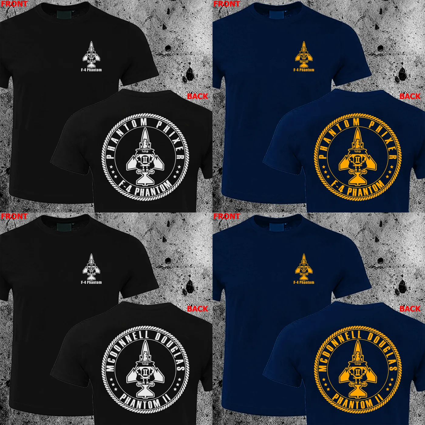 

United States Air Force F-4 Tshirt Phantompattern -100 cotton short sleeve casual O-neck short sleeve printed men's T-shirt.