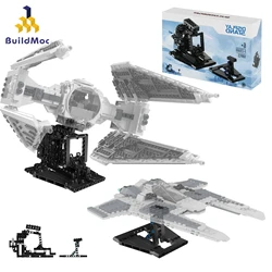 MOC 259pcs X-Wing Display Stand Sets for 75102 75149 75218 Building Blocks Space Movie Compatible Bracket Bricks Model Kid Toy