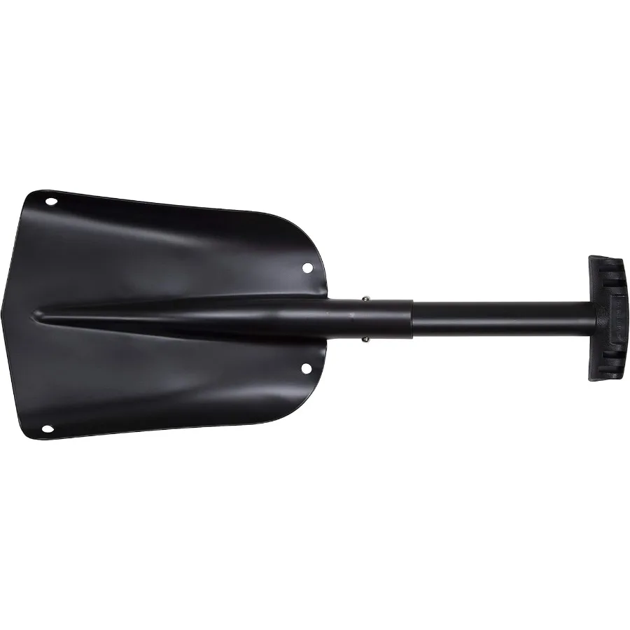 مجرفة رياضية من الألومنيوم 4016 مع تصميم قابل للطي مكون من 3 قطع مثالية لإزالة الثلوج ومجموعات طوارئ السيارة والتخييم والمشي لمسافات طويلة #4