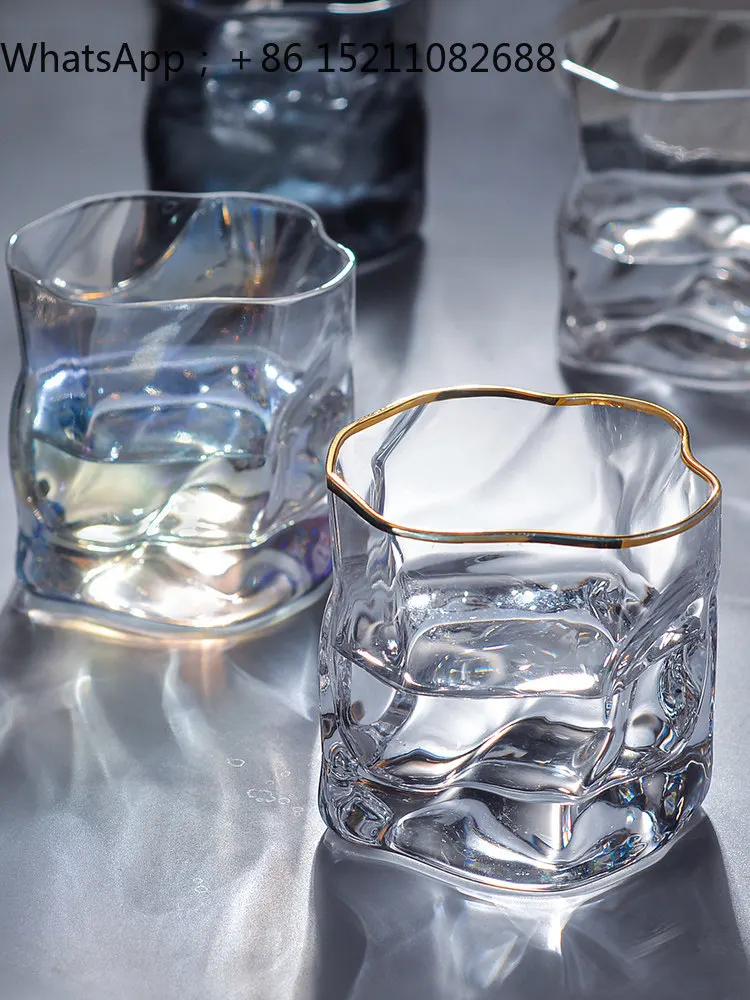 LLY Home Premium Sense Living Room Hospitality Drinking Cup Home Light Luxury Beer Cup Holder Set Tea Cup