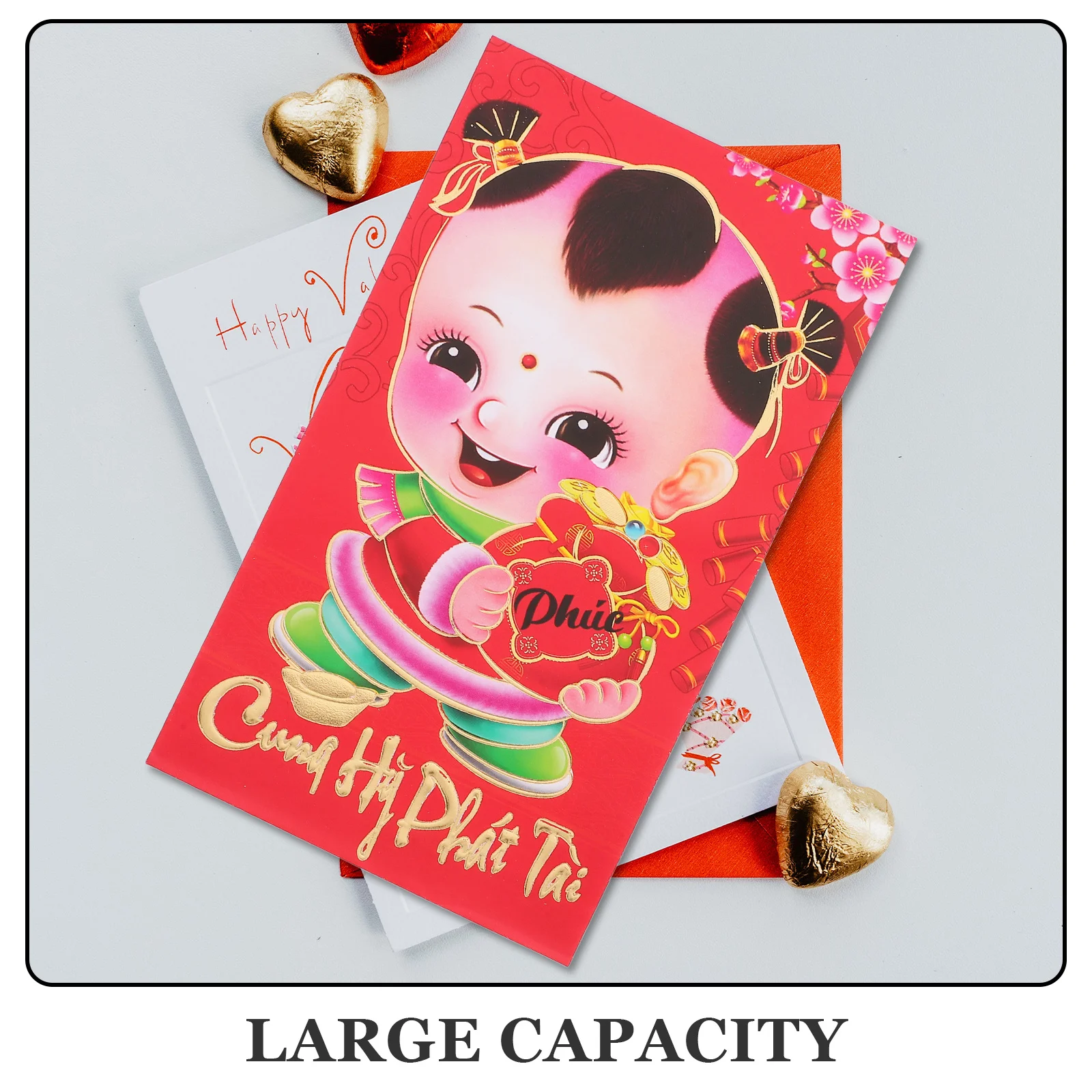 36pcs New Year Packets 2025 Snake Year Spring Festival Red Envelopes Chinese Style Money Pouches Festival Gift Bags Paper Red
