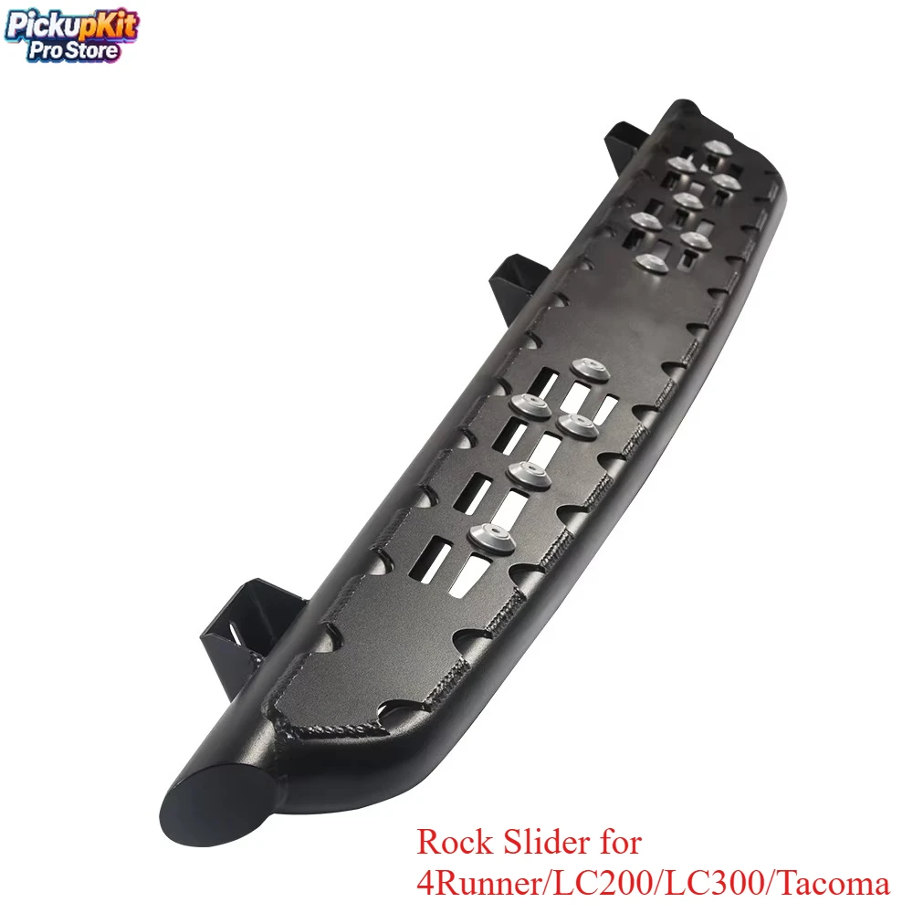 

Heavy Duty Steel Rock Slider Side Step Fit Offroad 4Runner/LC200/LC300/Tacoma/FJ 78 Series