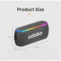 60W XDOBO X8 III Bluetooth Speaker Wireless Subwoofer IPX7 6600mAh Dual Bass Power Bank Outdoor Loudspeaker for Smart Phone TV