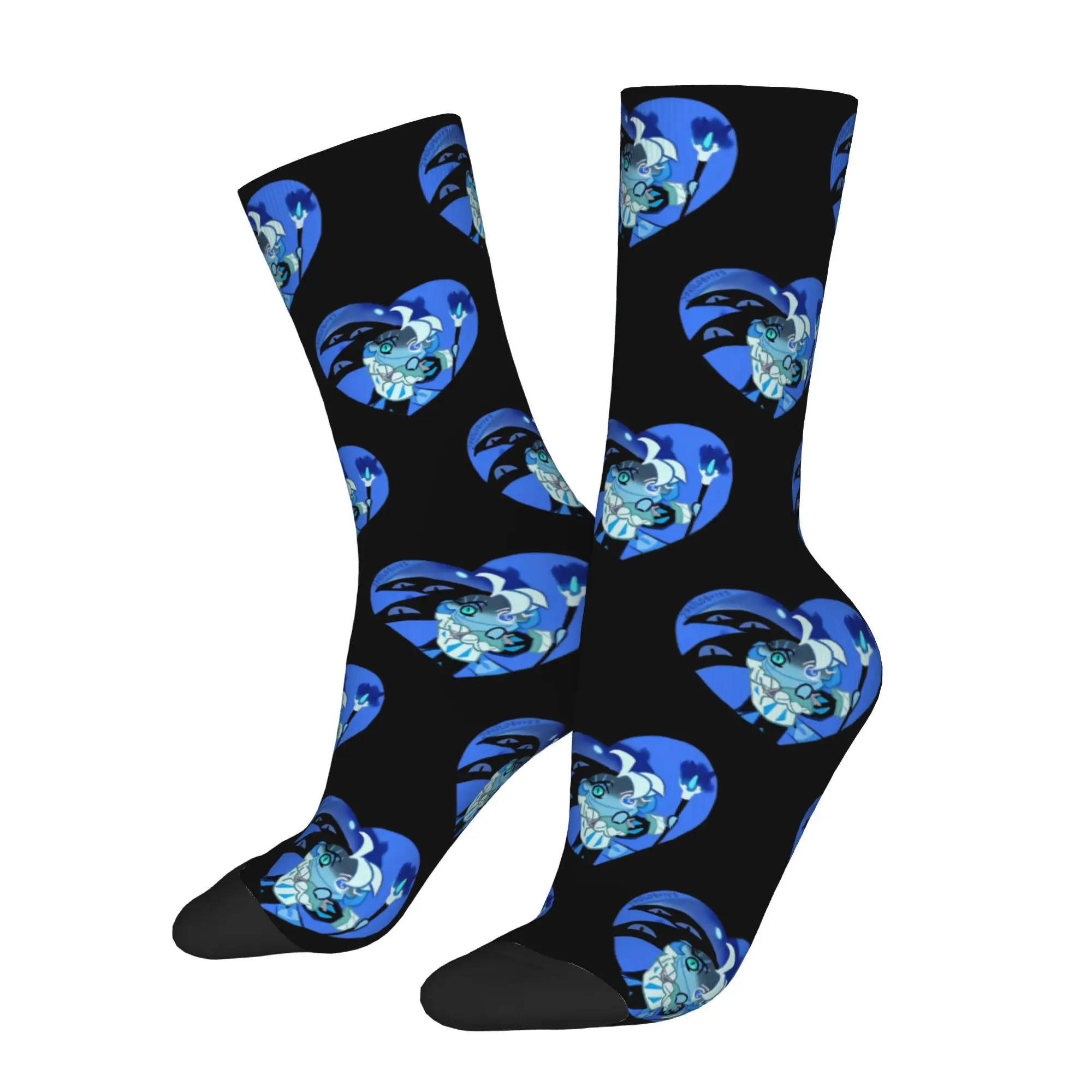 Shadow Milk Cookie Run Kingdom  Socks Men's Women's Cartoon Anime Socks Crazy Spring Summer Autumn Winter Middle Tube Socks