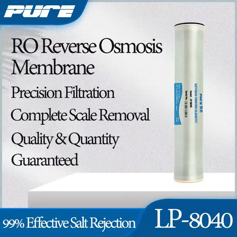 LP-8040 RO Reverse Osmosis Membrane 99% Salt Rejection Industrial Water Purifier Filter Membrane