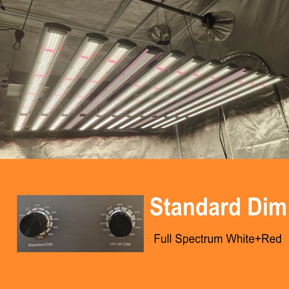 Imagem -03 - Dimmable Led Crescer Luz Bar Cadeia de Margarida Controlador de Grupo Inteligente Tenda Indoor Estufa Flor Veg Lm301b 700w 860w 1060w