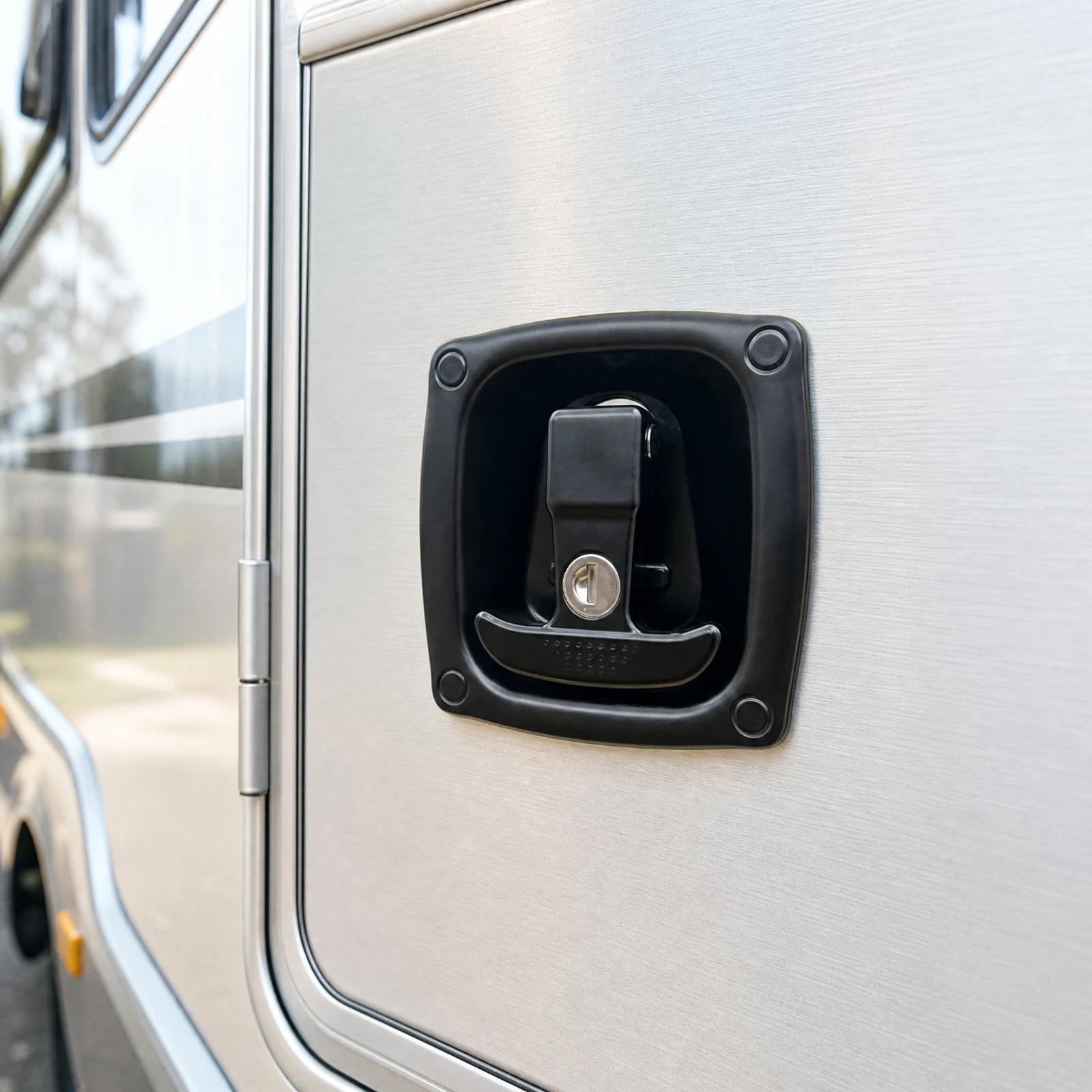 Q01 T-Handle Cam Lock Compact T-Handle Cam Lock Corrosion Resistant Zinc Alloy for Cabinets and Drawers, Trailer Doors