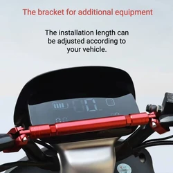 Bold Extension Bracket for Spotlight Mobile Phone Holder etc. length Adjustable for Motorcycle Scooter ATV Cross Bar Balance Bar