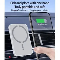 Support de téléphone magnétique sans fil pour grille d'aération de voiture avec charge rapide pour iPhone Magsafe 17 16 15 14 13 12 Pro Max 6