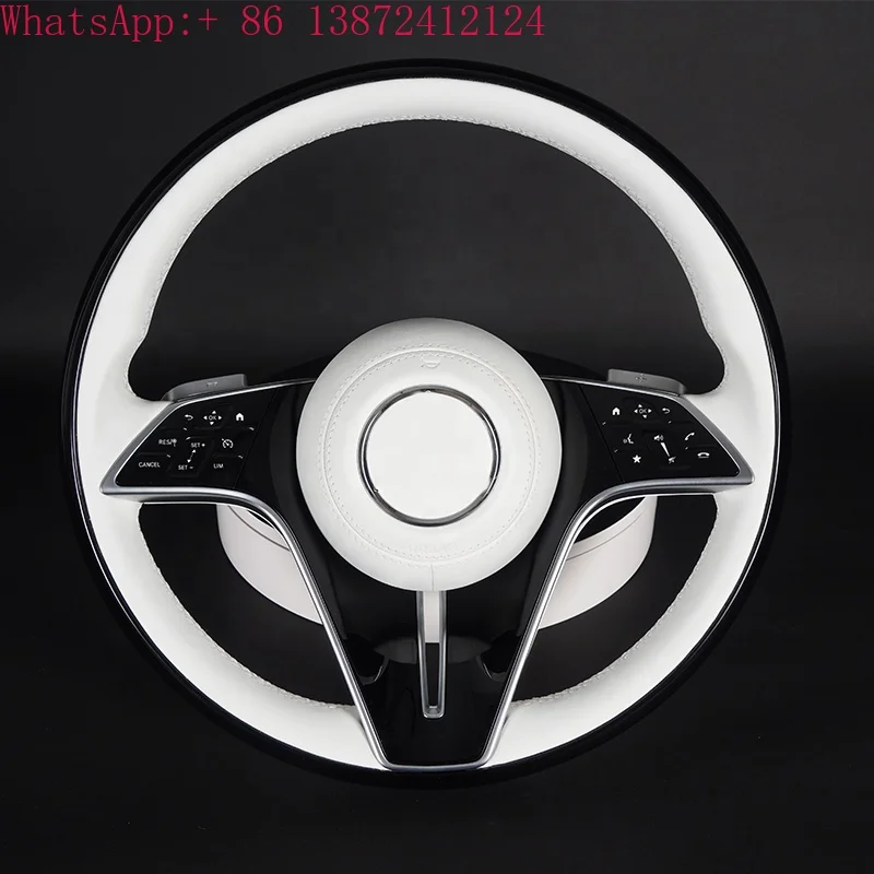 

C217 W211 W212 W221 W222 S63 C63 GLA45 C43 SLC for Mercedes-Benz AMG W204 W205 CLA GLA 45 Class Carbon Fiber Steering Wheel