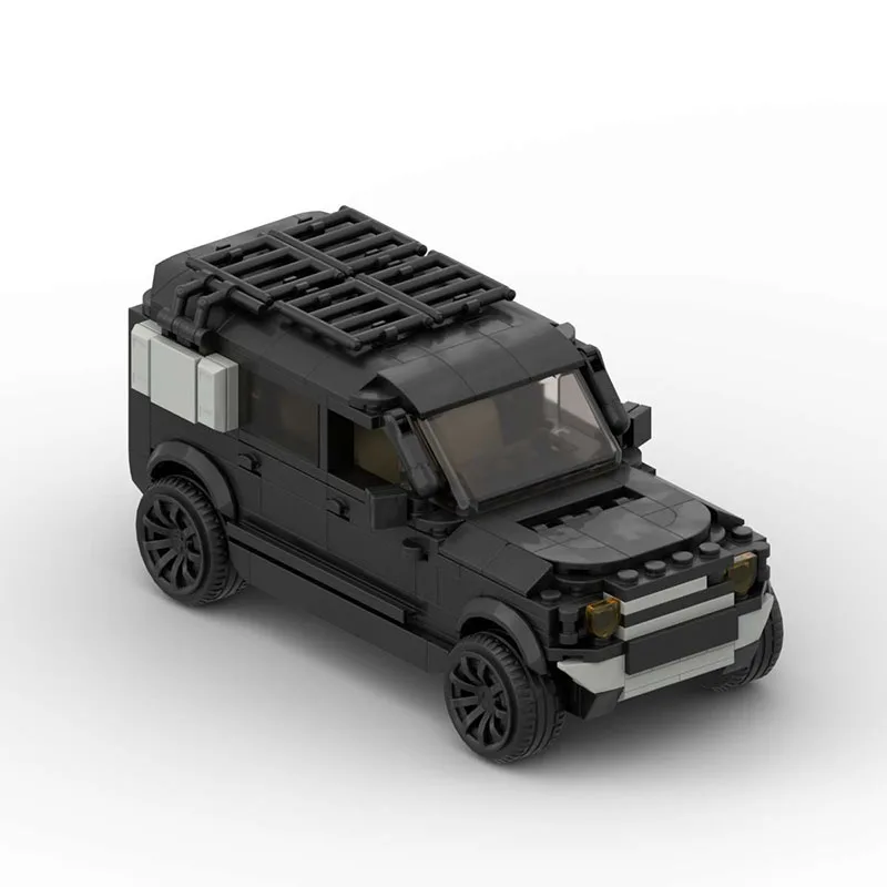 MOC Kreative Bausteine Stadt-Sportwagen Technisches Renn-SUV Geländewagen-Modell DIY Kinder-Puzzle Bausatz Spielzeug Geburtstagsgeschenk für Jungen – Detail 5